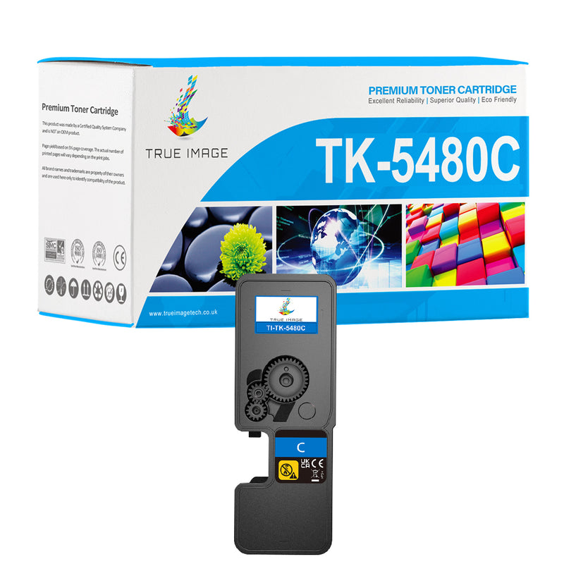 Compatible Kyocera TK-5480C Cyan Toner Cartridge