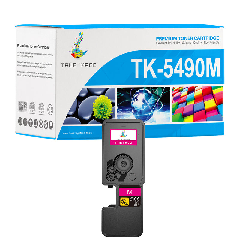 Compatible Kyocera TK-5490M Magenta Toner Cartridge