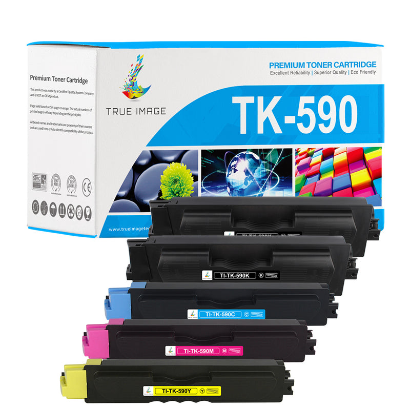 Compatible Kyocera TK-590 Toner Cartridge Set|KCYM
