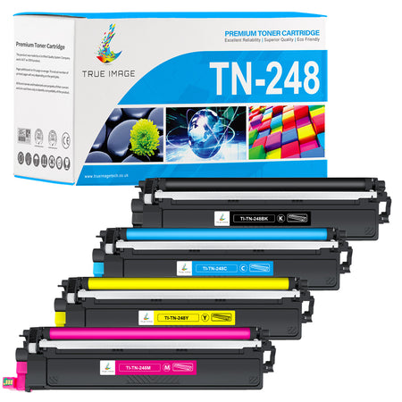 Compatible Brother TN248 TN 248 CMYK Toner Cartridge Multipack
