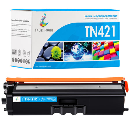 Compatible Brother TN 421C Cyan Toner Cartridge