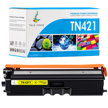 Compatible Brother TN 421Y Toner Cartridge