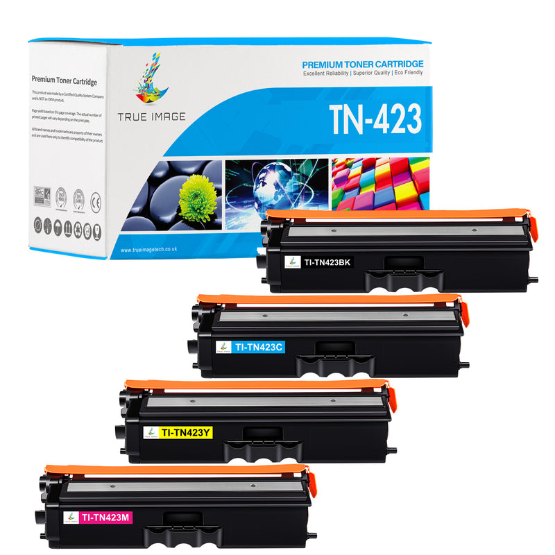 Brother TN423 Toner Cartridges 4-Pack