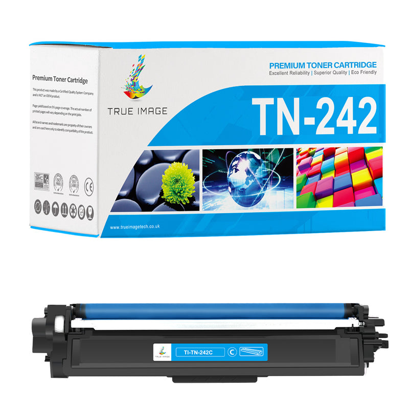Compatible Brother TN242 Cyan Toner Cartridge