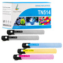 Compatible Konica Minolta TN514 Toner Cartridges Multipack