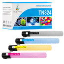 Compatible Konica Minolta TN324 Toner Cartridges Multipack
