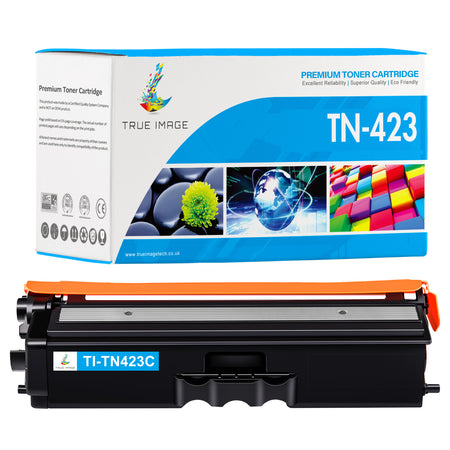 True Image Tech Compatible Cyan Toner Cartridge for Brother