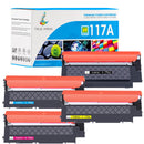 HP 117A Toner Cartridges 4 Pack