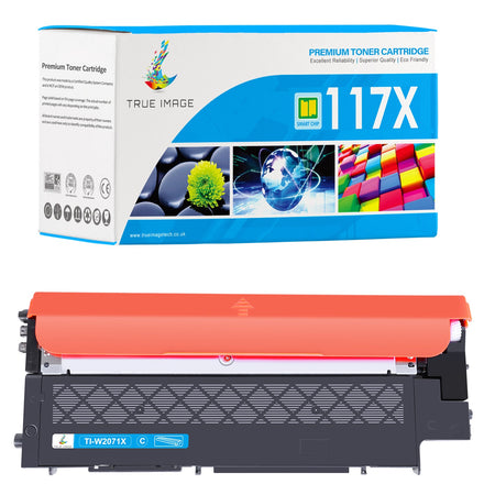 W2071X Compatible HP 117X Cyan Toner Cartridge Chip