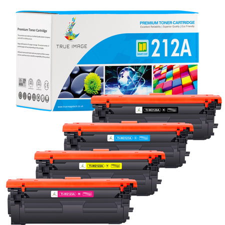 Compatible HP 212A CMYK Toner Cartridges Chip