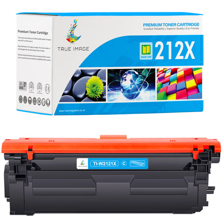 W2121X Compatible HP 212X Cyan Toner Cartridge Chip