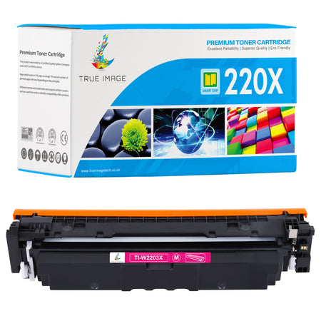 W2203X Compatible HP 220X Toner Cartridge Smart Chip Monitors Toner Levels