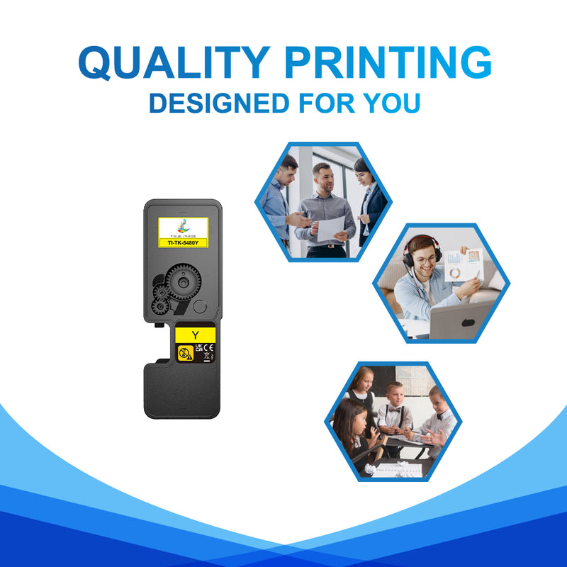 Compatible Kyocera TK-5480Y Yellow Toner Cartridge