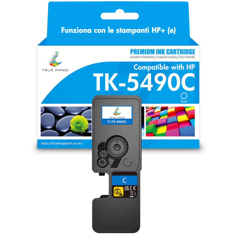 Compatible Kyocera TK-5490C Cyan Toner Cartridge