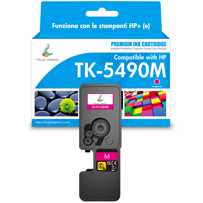 Compatible Kyocera TK-5490M Magenta Toner Cartridge