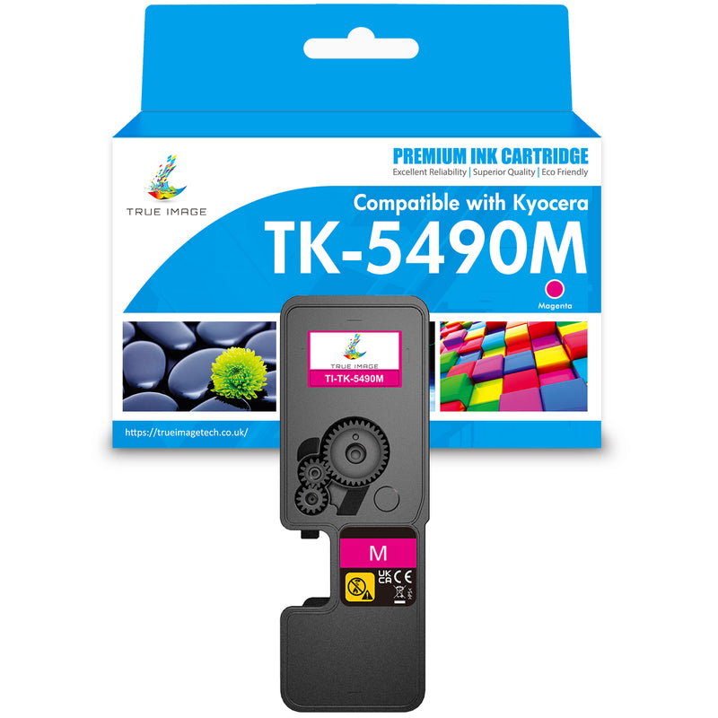 Compatible Kyocera TK-5490M Magenta Toner Cartridge