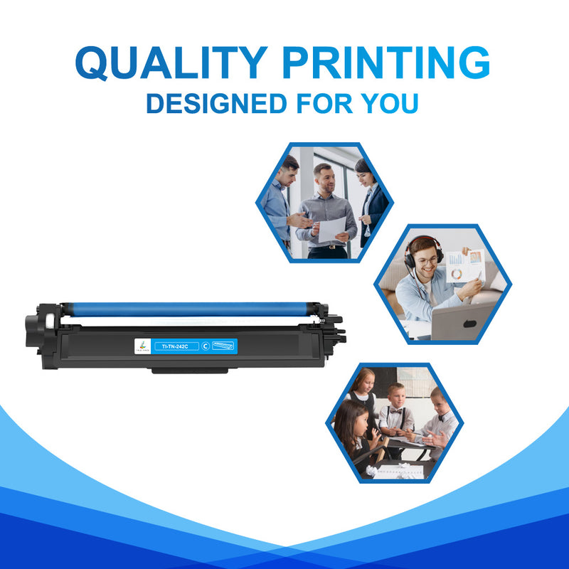 Compatible Brother TN242 Cyan Toner Cartridge