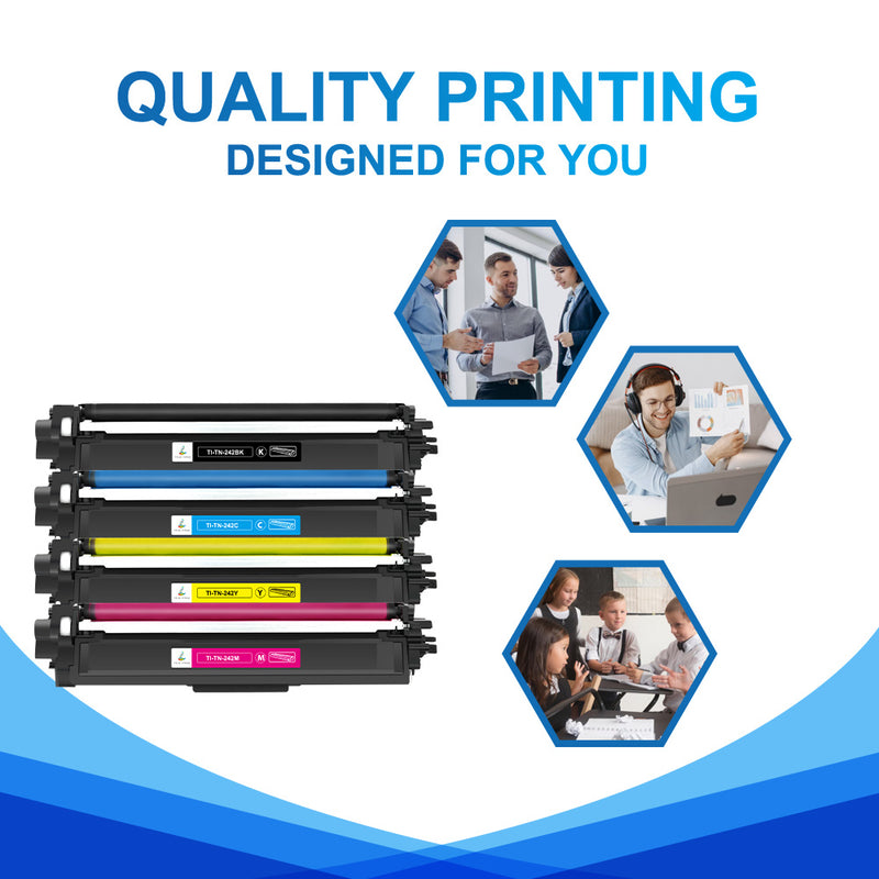Compatible Brother TN242 Toner Cartridges Multipack