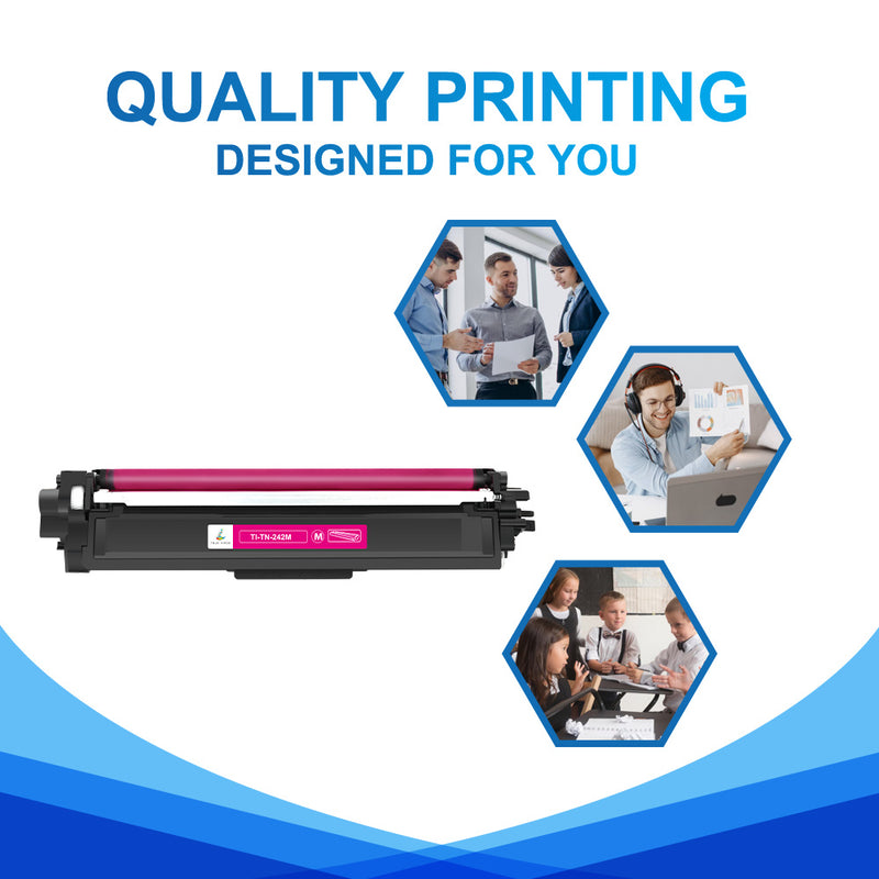 Compatible Brother TN242 Magenta Toner Cartridge